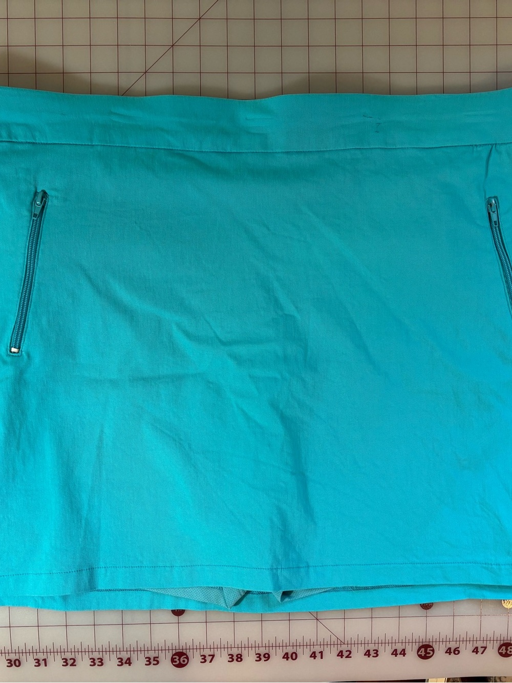 Ruby Rd. Size 20W Turquoise Skort With Pockets - Picture 7 of 9